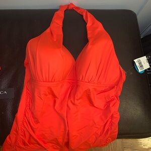 La Blanca tankini with two tops. Bottom 12, top 12